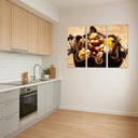 Estancia cesto frutos secos, aperitivo