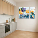 Estancia copas de helado, postre, naranja, refrescante