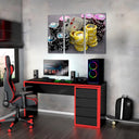 Estancia fichas de poker, cartas