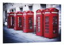 Cuadro Cabina Telefonica Roja, ciudad de londres