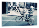 Cuadro Hipster Original Anciana Bicibleta Vintage, Blanco y Negro
