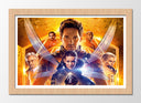 Cuadro enmarcado natural ant man y la avispa, marvel, superheroes