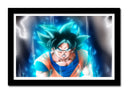 Cuadro enmarcado negro pelicula, serie, dragon ball, son goku