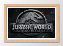 Cuadro enmarcado natural jurassic parck, dinosaurios
