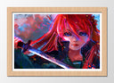 Cuadro enmarcado natural Anime Shakugan no Shana