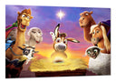 Cuadro pelicula infantil, Se armo el Belen, animales, navidad, animacion