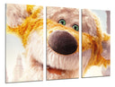 Tríptico tigre de peluche, animal, infantil