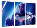 Tríptico marvel, iron patriot, iron man, superheroe