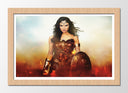 Cuadro enmarcado natural wonder woman, DC, superheroe