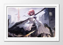 Cuadro enmarcado blanco Anime Forever Seven Days