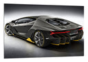 Cuadro lamborghini Centenario LP-770,negro con toques amarillos