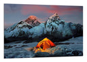 Cuadro Montaña, Everest, Himalaya, Escalada, Campo base, Noche,naturaleza