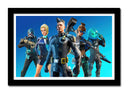 Cuadro enmarcado negro Videojuego Fortnite, Epic Games, 2017