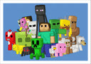 Lámina Videojuego Minecraft, Mundo abierto