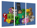 Tríptico Videojuego Minecraft, Mundo abierto