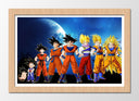 Cuadro enmarcado natural Anime Dragon Ball, Son Goku, Evolución
