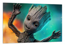 Cuadro marvel, guardianes de la galaxia, groot