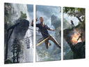 Tríptico Videojuego Uncharted 4, Paisaje, Sam, Nate