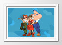 Cuadro enmarcado blanco Videojuego Advance Wars, Nintendo, Max, Sammy, Andy
