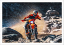 Lámina Motor, Enduro, moto rally