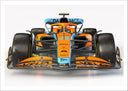 Lámina Fórmula 1, McLaren MCL 36, Lando Norris, Oscar Piastri