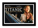 Cuadro enmarcado negro titanic, amor, romantico, pareja