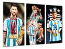 Tríptico Futbol, Messi, Angentina