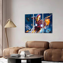 Estancia marvel, iron man, superheroe