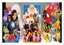 Lámina marvel, los 4 fantasticos, X-men, fantasia