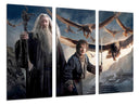 Tríptico Gandalf y Pippin El señor de los Anillos