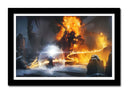 Cuadro enmarcado negro Balrog, Gandalf El señor de los Anillos