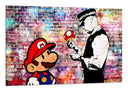 Cuadro Arte callejero, banksy, mario bross