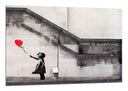 Cuadro Arte callejero, banksy, niña con globo rojo