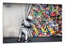 Cuadro Arte callejero, lona en la pared, banksy
