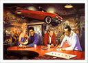Lámina Elvis Presley, Marilyn Monroe, James Dean, Humphrey Bogart