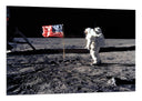 Cuadro hombre el la luna, astronauta
