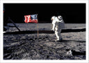 Lámina hombre el la luna, astronauta
