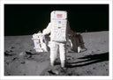 Lámina astronauta en la luna