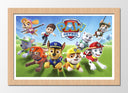 Cuadro enmarcado natural Infantil Patrulla Canina, Paw Patrol