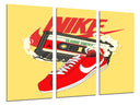 Tríptico zapatilla nike clasic cortez, las tiburon, vintage, retro