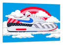 Cuadro zaptilla nike total 90 air max, vintage, retro