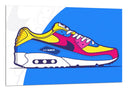 Cuadro zapatilla nike air max, vintage, retro