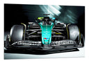 Cuadro Formula 1 2024, Aston Martin AMR24, Fernando Alonso