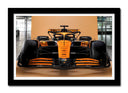 Cuadro enmarcado negro Formula 1 2024, McLaren MCL38, Lando Norris