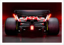 Lámina Formula 1 2024, Ferrari SF-24, Sainz, Leclerc