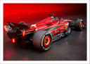 Lámina Formula 1 2024, Ferrari SF-24, Sainz, Leclerc