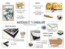 Materiales y embalaje Carta Letras Vintage, Llave, amor