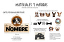 Cartel Perro Personalizado