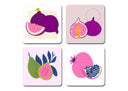 frutas higos morado