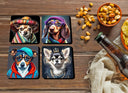 Estancia perros divertidos vestidos